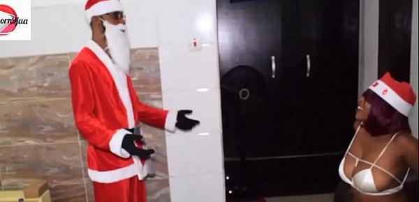  Santa Claus fucking on Christmas day when he was suppose to be sharing Gifts(Raw)